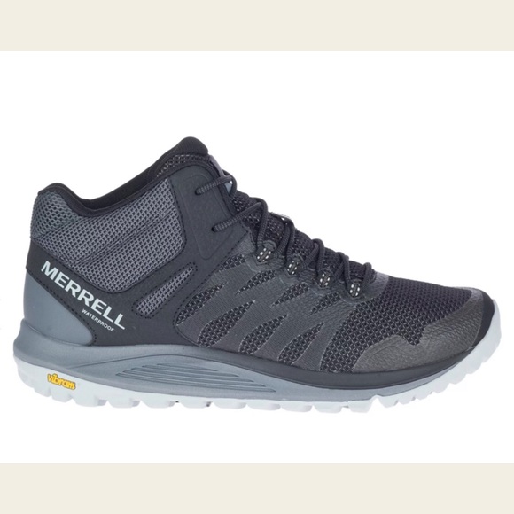 NEW in Box Merrell Men's Nova 2 Waterproof Hiking Boots Vibram TC5+ Rubber Sole - Picture 1 of 9